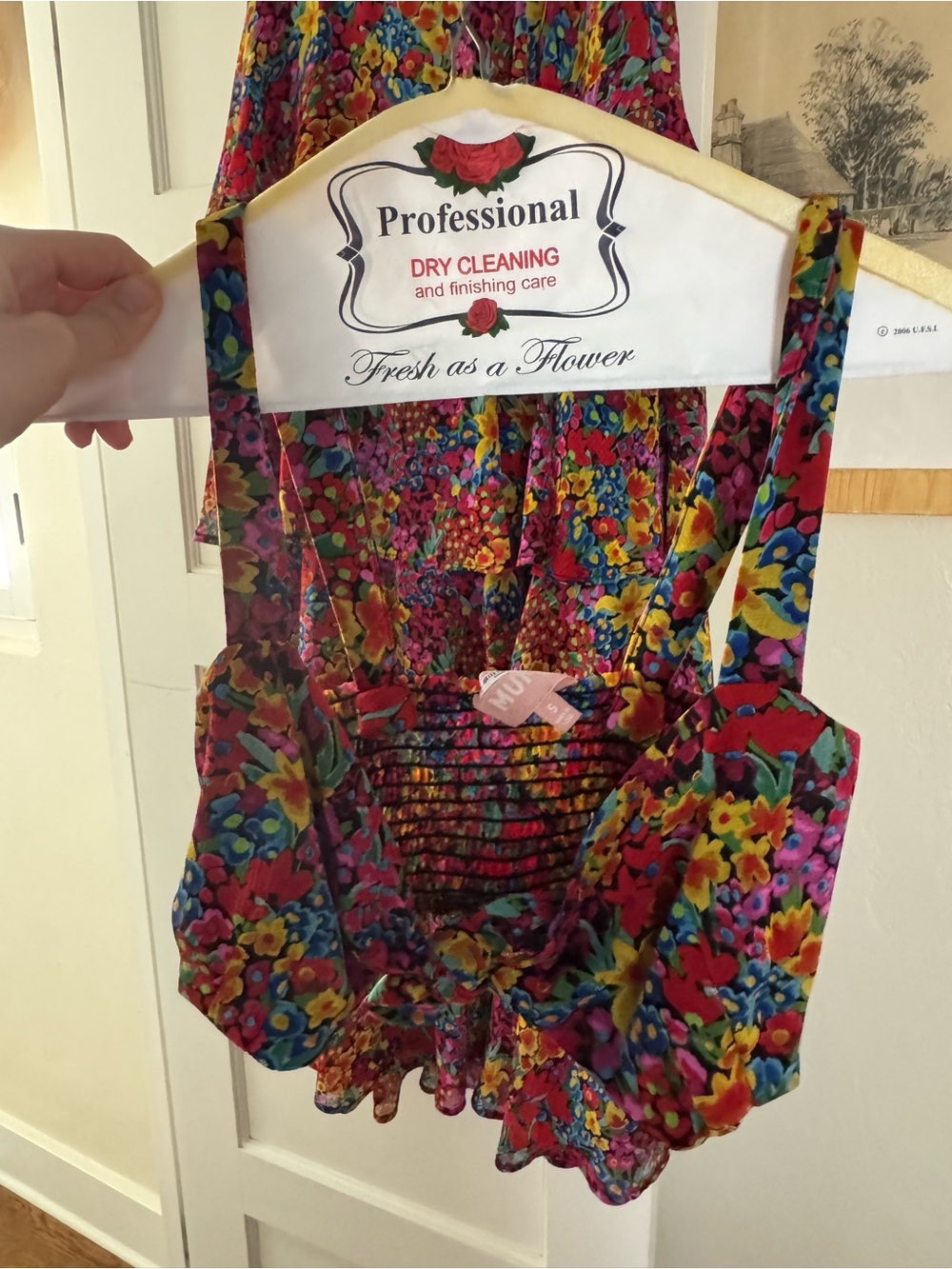 Show me your mumu Floral Tiered Maxi Skirt + Top - Picture 3 of 4